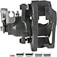 2010 Ford Flex - Rear, Driver Side Brake Caliper, FWD, With Metal Piston; With Mounting Bracket, Reman Series
