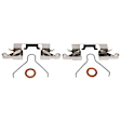 2015 Nissan Versa Note - Front, Driver Side Brake Caliper, Front Wheel Drive, With Metal Piston; With Mounting Bracket, Reman Series