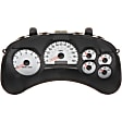 2005 Chevrolet Trailblazer EXT - Instrument Cluster, ID #(S) 10356460; With 6 Gauge Panel; With Tachometer; Without Driver Information Center; With White Faced Gauges; ID #(S) 15197212