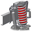 2005 Toyota 4Runner - Rear, Driver and Passenger Side, Air Spring, 4WD, 1000 Series
