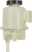 3R-009 New Series Power Steering Reservoir - White, Direct Fit, Sold individually