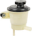 3R-901 New Series Power Steering Reservoir - Black and White, Direct Fit, Sold individually