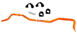 440-301001RN Rear Sway Bar Kit, 32 mm, Adjustable, Powdercoated Orange