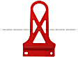 450-401002-R Control PFADT Series Tow Hook - Powdercoated red, Steel, Direct Fit, Sold Individually