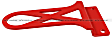 450-401002-R Control PFADT Series Tow Hook - Powdercoated red, Steel, Direct Fit, Sold Individually