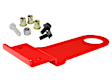 450-401005-R Control PFADT Series Tow Hook - Powdercoated red, Steel, Direct Fit, Sold Individually