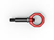 450-502001-R Control Series Tow Hook - Red, Direct Fit, Sold Individually