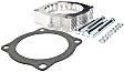 46-31001 Throttle Body Spacer - Clear Anodized, Aluminum, Direct Fit, Sold Individually