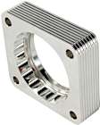 46-33001 Throttle Body Spacer - Clear Anodized, Aluminum, Direct Fit, Sold Individually