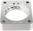 46-33001 Throttle Body Spacer - Clear Anodized, Aluminum, Direct Fit, Sold Individually