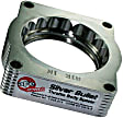 46-33002 Throttle Body Spacer - Clear Anodized, Aluminum, Direct Fit, Sold Individually