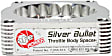 46-33002 Throttle Body Spacer - Clear Anodized, Aluminum, Direct Fit, Sold Individually