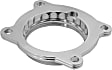 46-34010 Throttle Body Spacer - Clear Anodized, Aluminum, Direct Fit, Sold Individually