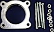 46-36002 Throttle Body Spacer - Clear Anodized, Aluminum, Direct Fit, Sold Individually