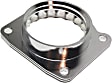 46-38005 Throttle Body Spacer - Clear Anodized, Aluminum, Direct Fit, Sold Individually