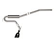 49-33144-B Cat-Back Exhaust System, 2.0L, 4Cyl, Made of Stainless Steel, Vulcan Series