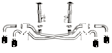 49-34127NM-B Cat-Back Exhaust System, 6.2L, 8Cyl, Made of Stainless Steel, Vulcan Series