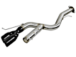 49-36302-B Cat-Back Exhaust System, 3.0L, 6Cyl, Made of Stainless Steel, Mach Force XP Series