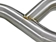 49-36302-B Cat-Back Exhaust System, 3.0L, 6Cyl, Made of Stainless Steel, Mach Force XP Series