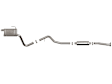 49-36806 Cat-Back Exhaust System, 2.5L, 4Cyl, Made of Stainless Steel, Vulcan Series