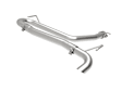 49-37017NM Axle-Back Exhaust System, 1.6L, 4Cyl, Made of Stainless Steel, Vulcan Series