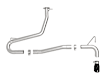 49-37017NM-B Axle-Back Exhaust System, 1.6L, 4Cyl, Made of Stainless Steel, Vulcan Series
