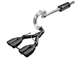 49-38073-B Cat-Back Exhaust System, 3.6L, 6Cyl, Made of Stainless Steel, Rebel Series