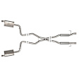 49-38100 Cat-Back Exhaust System, Made of Stainless Steel, Vulcan Series