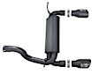 49-48067-B Axle-Back Exhaust System, Made of Stainless Steel, Rebel Series