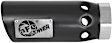 49T40501-B122 Power SATURN 4S Series Exhaust Tip - Black, Stainless Steel, Single, Universal, Sold Individually