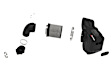 50-70051D Cold Air Intake, Dry Filter, Plastic Tube, Black Momentum HD w/Pro DRY S Series