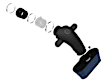 54-10902 Cold Air Intake, Oiled Filter, Plastic Tube, Black MagnumFORCE Stage-2 w/Pro 5R Series