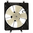 Radiator Fan - Driver Side Fan Blade, Motor and Shroud