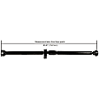 2008 GMC Acadia - Rear Driveshaft,  With 60.67 in. Long Driveshaft, AWD, 60.69 in. Length, Reman Series