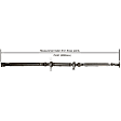 65-2005 Rear Driveshaft, All Wheel Drive, with 79.92 in. Long Driveshaft