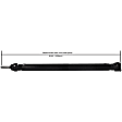 65-2030 Rear Driveshaft, Rear Wheel Drive, with 59.06 in. Long Driveshaft