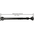 65-3018 Front Driveshaft, 30.5 in. Length, Reman Series