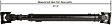 1998 Mercedes Benz E320 - Front Driveshaft,  with 26.57 (in) Long Driveshaft, Measurement taken from end of flange face to end of flange face, AWD, 26.57 in. Length, Reman Series