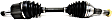 66-1250 Front, Passenger Side New Series Axle Assembly - New Sold Individually