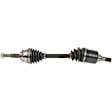 66-6182 Front, Driver Side New Series Axle Assembly - New Sold Individually, 2.0L, 4Cyl
