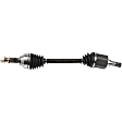 66-6262 Front, Driver Side New Series Axle Assembly - New Sold Individually, 2.5L, 4Cyl
