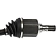 66-6262 Front, Driver Side New Series Axle Assembly - New Sold Individually, 2.5L, 4Cyl