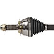 2014 Subaru Impreza - Front, Driver or Passenger Side Axle Assembly, With Heavy Duty Thermoplastic Inboard And Outboard Boots, New, 2.5L 4Cyl New Series