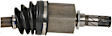 66-8164 Front, Driver Side New Series Axle Assembly - New Sold Individually, 2.0L, 4Cyl
