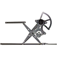 82-10016D Front, Passenger Side OE Replacement Series Power Window Regulator, Without Motor