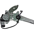 82-1103QR Front, Driver Side New Series Power Window Regulator, With Motor