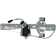 2013 Chevrolet Cruze - Rear, Driver Side Power Window Regulator, With Motor, OE Replacement Series
