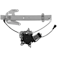 2002 Nissan Altima - Rear, Driver Side Power Window Regulator, With Motor, OE Replacement Series
