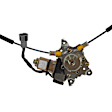 82-1365AR Front, Driver Side New Series Power Window Regulator, With Motor