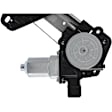 82-15030AR Rear, Driver Side New Series Power Window Regulator, With Motor